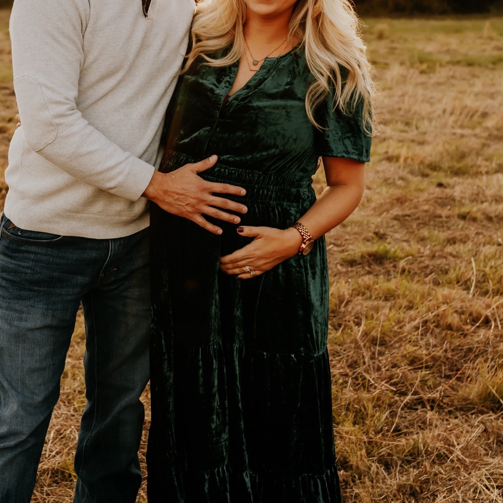 Anthropologie Somerset Velvet Maxi Dress